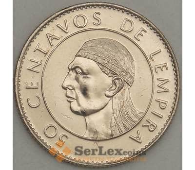 Монета Гондурас 50 сентаво 1991 КМ84а.1 UNC (n17.19) арт. 21311