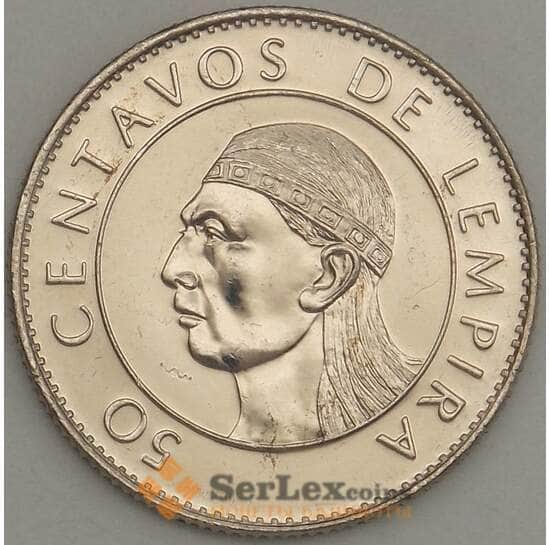 Гондурас 50 сентаво 1991 КМ84а.1 UNC (n17.19) арт. 21311