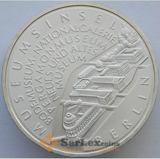 Германия 10 евро 2002 КМ218 BU Берлинский музейСеребро  (J05.19) арт. 16278