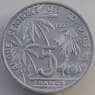 Коморские острова 5 франков 1992 КМ15 UNC Рыба арт. 14286