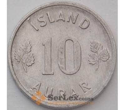 Монета Исландия 10 эйре 1973 КМ10а aUNC (J05.19) арт. 15856