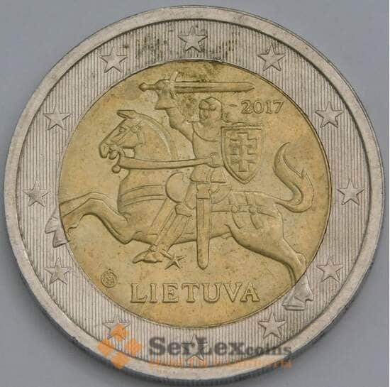 Литва 2 евро 2017 КМ157 aUNC арт. 38705