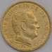 Монако монета 10 сантим 1974 КМ142 AU арт. 43211