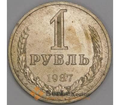 Монета СССР 1 рубль 1987 Y134a.2 XF арт. 30329