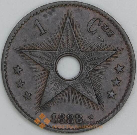 Конго Свободное Государство 1 сантим 1888 КМ1 XF-AU арт. 55296 Конго Свободное Государство 1 сантим 1888 КМ1 XF-AU арт. 55296