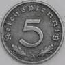Германия монета 5 пфеннигов 1941 А КМ100 XF  арт. 43439