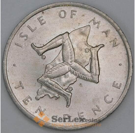 Мэн 10 пенсов 1976 КМ36 VF арт. 56027