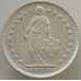 Монета Швейцария 1 франк 1958 КМ24 XF арт. 13174