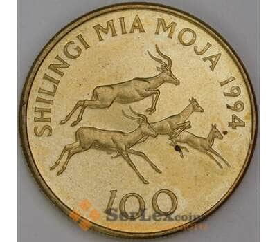 Танзания 100 шиллингов 1994 КМ32 UNC арт. 54794