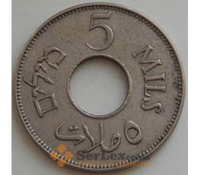 Монета Палестина 5 милей 1927 КМ3 XF арт. 14487