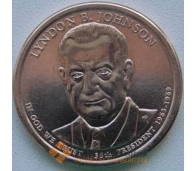 Монета США 1 доллар 2015 36 Президент Линдон Джонсон D арт. С01378