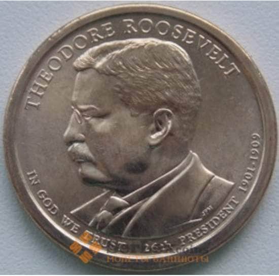 США 1 доллар 2013 26 президент Рузвельт Р арт. С01386