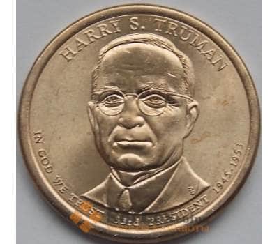 Монета США 1 доллар 2015 33 президент Трумен D арт. С01377