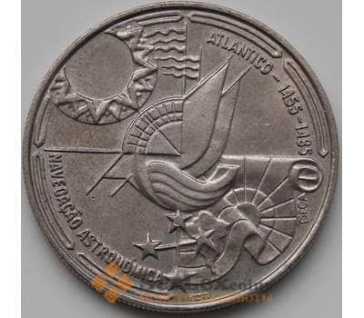 Монета Португалия 100 эскудо 1990 КМ649 Навигация арт. С01375