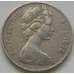 Монета Фиджи 20 центов 1969-1985 КМ31 VF арт. С02946