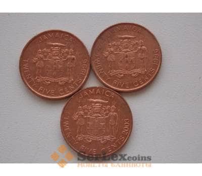 Монета Ямайка 25 центов 1996-2003 КМ167 арт. С01462