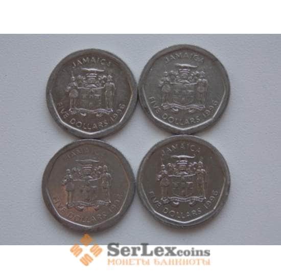 Ямайка 5 долларов 1994-2014 КМ163 арт. С01463