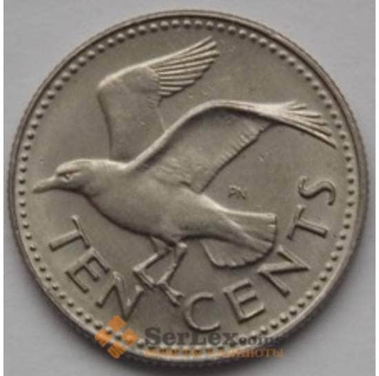 Барбадос 10 центов 1973-2003 КМ12 UNC арт. С01472