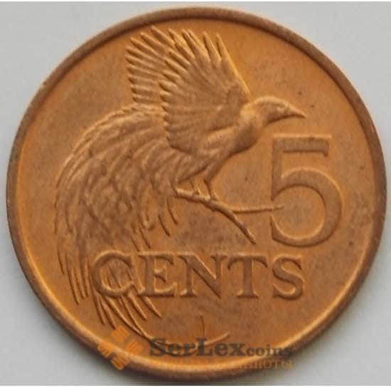 Тринидад и Тобаго 5 центов 1992 КМ30 AU арт. С01477