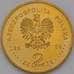Монета Польша 2 злотых 2008 Y650 Восстановление Независимости арт. С01514