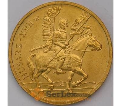 Монета Польша 2 злотых 2009 Y670 Гусары XVII века  арт. С01516
