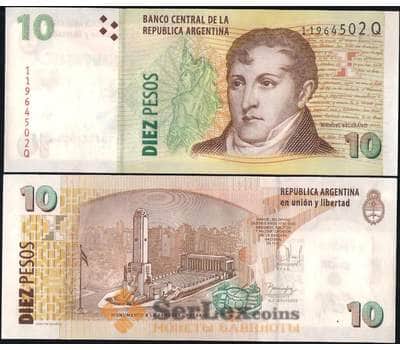 Банкнота Аргентина 10 песо 2003 (2015) P354 UNC арт. В00340
