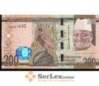 Банкнота Гамбия 200 даласи 2015 UNC арт. В00350