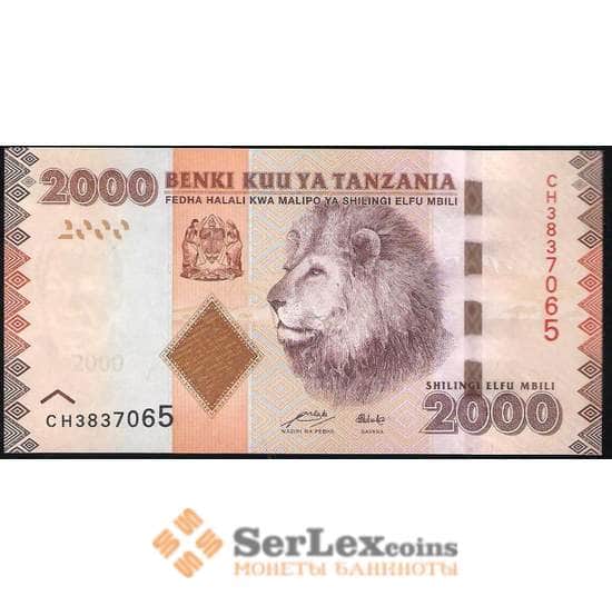 Танзания 2000 шиллингов 2010 UNC арт. В00533
