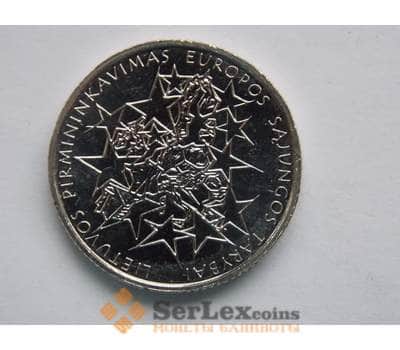 Монета Литва 1 лит 2013 Председательство в ЕС UNC арт. С01580