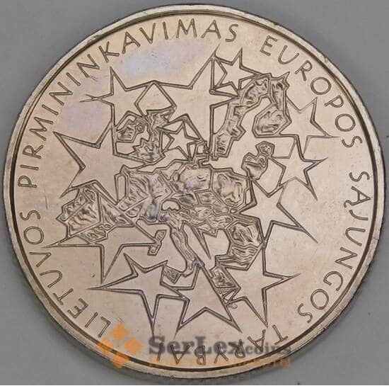 Литва 1 лит 2013 Председательство в ЕС UNC арт. С01580 Литва 1 лит 2013 Председательство в ЕС UNC арт. С01580