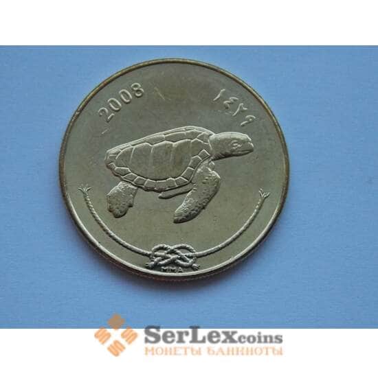 Мальдивы 50 лаари 2008 КМ72а черепаха UNC арт. С01606