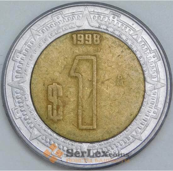 Мексика 1 песо 1998 КМ603 VF арт. 56712