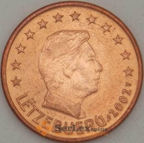 Люксембург 5 центов 2002 КМ77 UNC (J05.19) арт. 18253