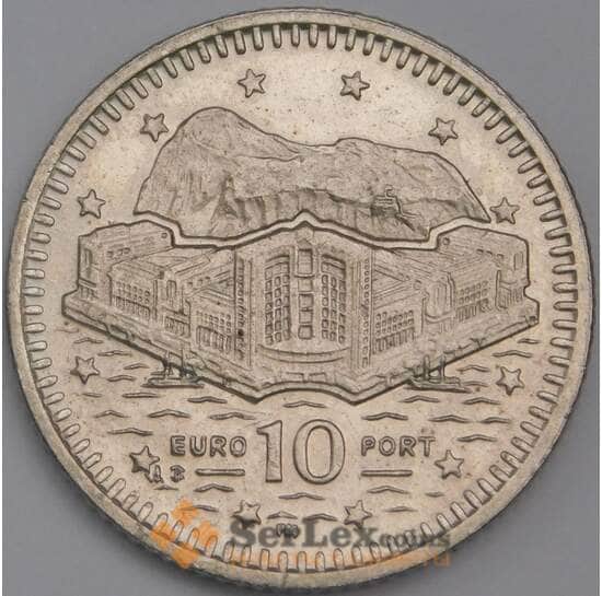 Гибралтар 10 пенсов 2001 КМ776 UNC  арт. 40159