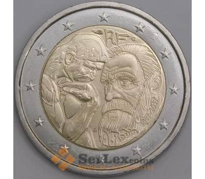 Монета Франция 2 евро 2017 UNC Огюст Роден арт. 11513