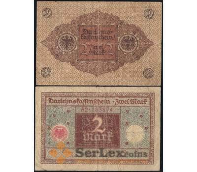 Банкнота Германия 2 марки 1920 Р60 VF арт. 22109