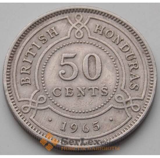 Гондурас Британский 50 центов 1954-1971 КМ28 VF арт. 6507