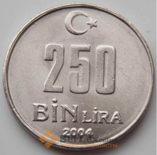Турция 250000 лир 2002-2004 КМ1137 UNC арт. 6731
