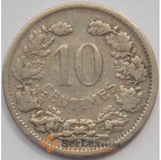 Люксембург монета 10 сантимов 1901 КМ25 VF арт. 16176
