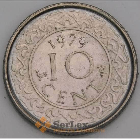 Суринам монета 10 центов 1979 КМ13 AU арт. 46314