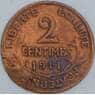 Франция 2 сантима 1911 КМ841 VG арт. 57303