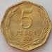 Монета Чили 5 песо 1993 КМ232 UNC (J05.19) арт. 17035