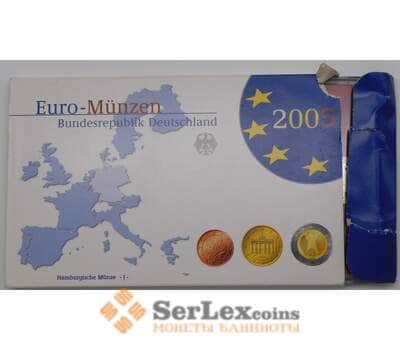 Монета Германия годовой набор 2005 J 1 цент - 2 евро ( 8 монет) Proof арт. 28105