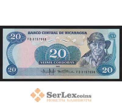 Никарагуа 20 кордоба 1985 Р152 UNC арт. 54511