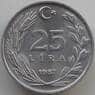 Турция 25 лир 1985-1989 КМ975 UNC арт. 11528