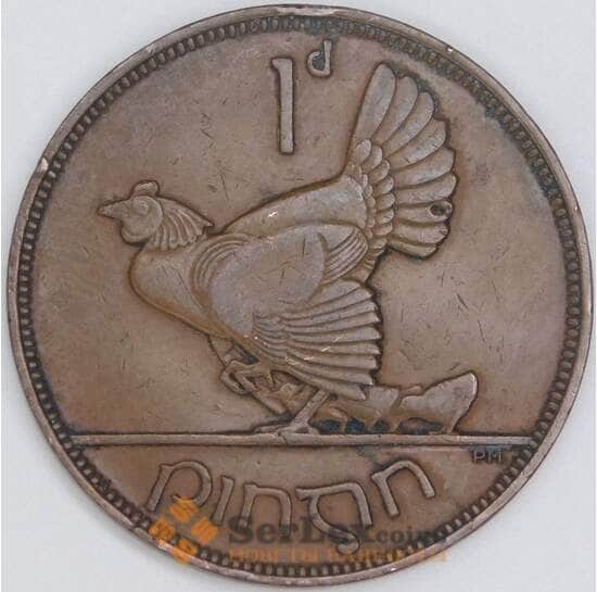 Ирландия 1 пенни 1935 КМ3 XF арт. 39143