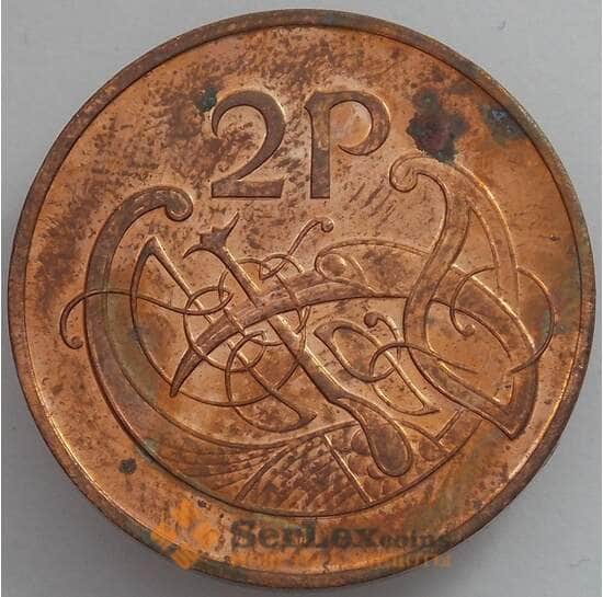 Ирландия 2 пенса 1980 КМ21 aUNC арт. 16579