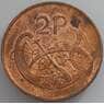 Ирландия 2 пенса 1980 КМ21 aUNC арт. 16579