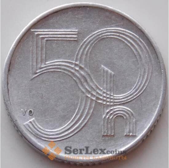 Чехословакия 50 геллеров 1993 КМ3 AU арт. 13261