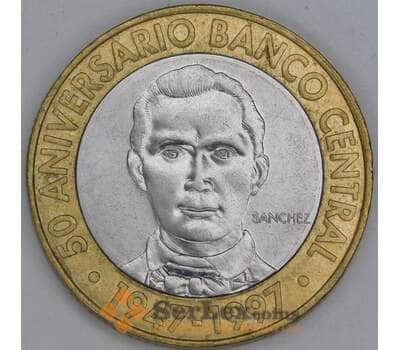 Монета Доминиканская республика 5 песо 1997 КМ88 XF арт. 18708